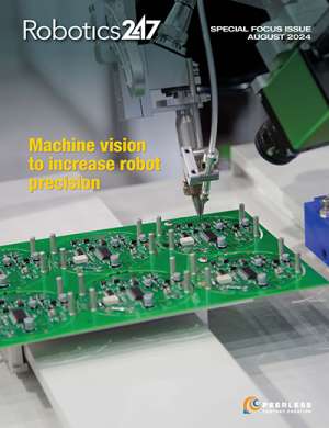 Machine vision to increase robot precision