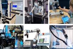 Universal Robots shows deep learning-based part detection for machine tending cobots at IMTS 2024